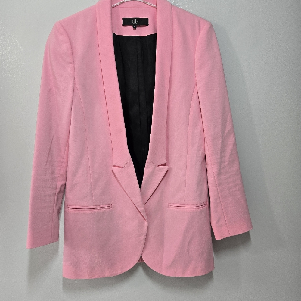 Tibi Bubblegum Pink Blazer, s6